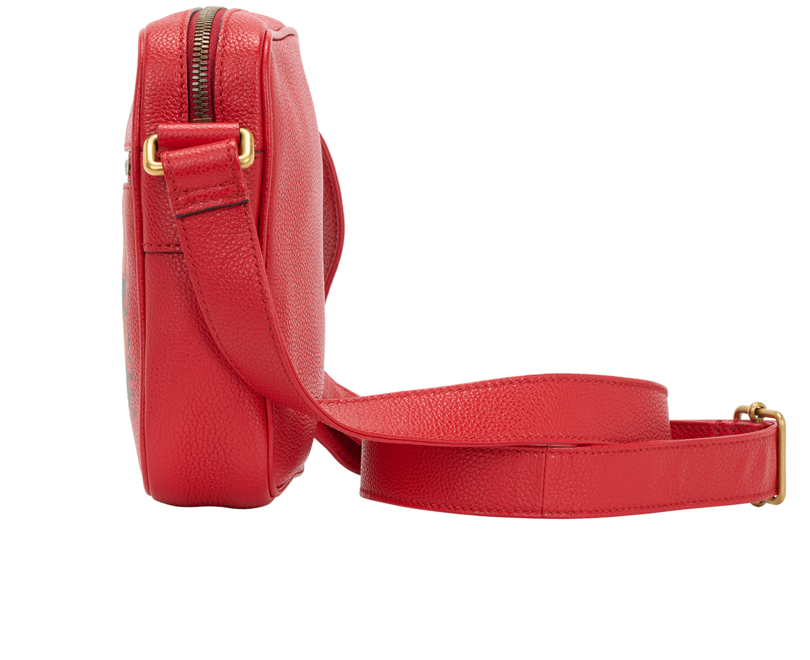 GG Messenger, &pound;320, Handbags, Red, Leather, Bottom view